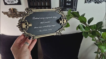 Gothic Victorian Quote Sign