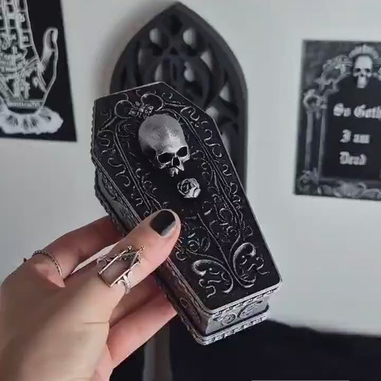 Coffin Box "A Rose for the Dead"