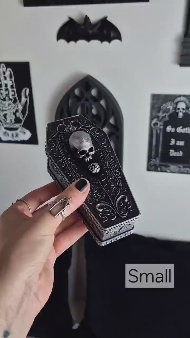 Coffin Box "A Rose for the Dead"
