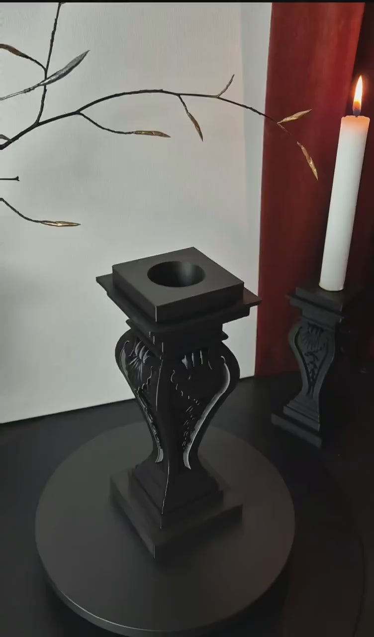 Victorian Gothic Vase "Bacchante"